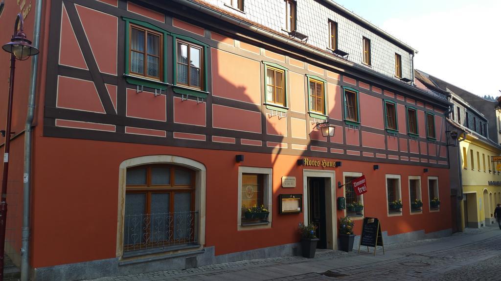 Gasthaus& Pension Zum Roten Haus Bad Schandau Exteriér fotografie
