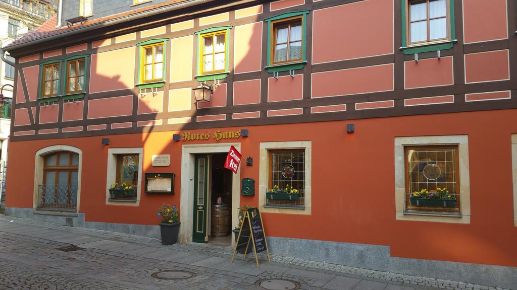 Gasthaus& Pension Zum Roten Haus Bad Schandau Exteriér fotografie